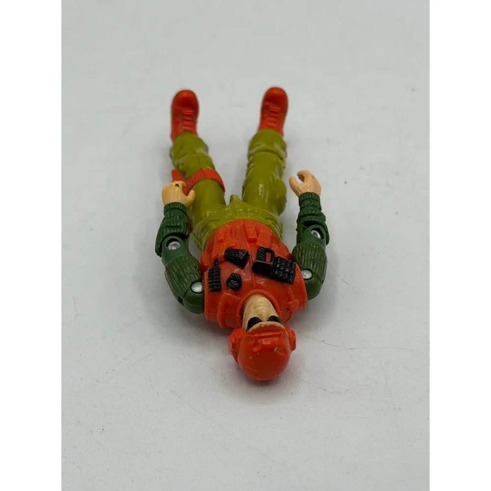 Vintage 1988 GI Joe SKIDMARK V1 Desert Fox Vehicle Driver Figure Hasbro ARAH